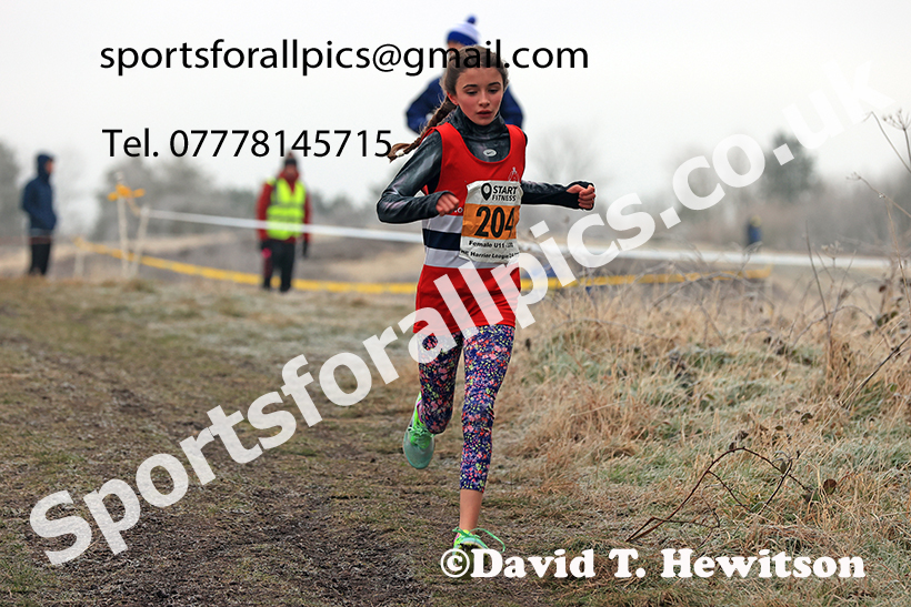 Girls under-13s 2025 Start Fitness NEHL, Wrekenton, Gateshead. Photo: David T. Hewitson/Sports for All Pics